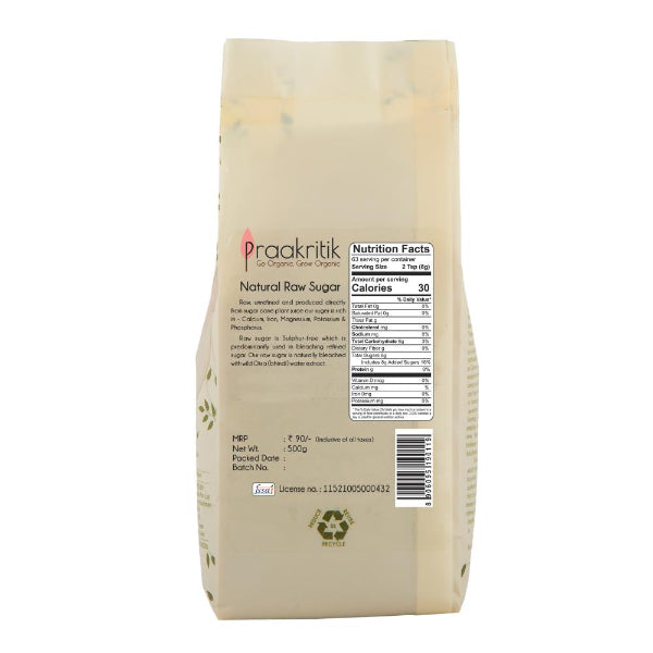 Praakritik Natural Raw Sugar-1Kg