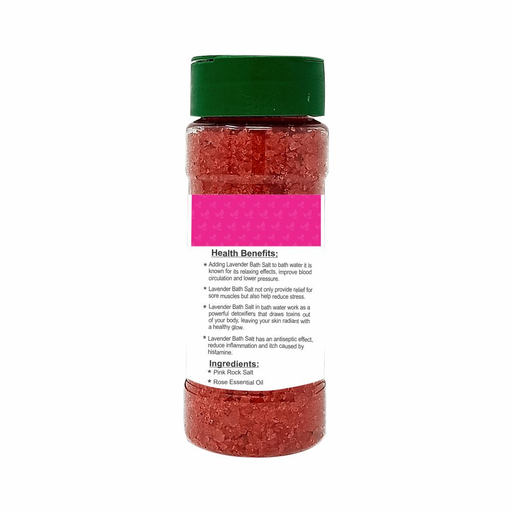 Veena Products Rose Epsom Bath Salt - 200g