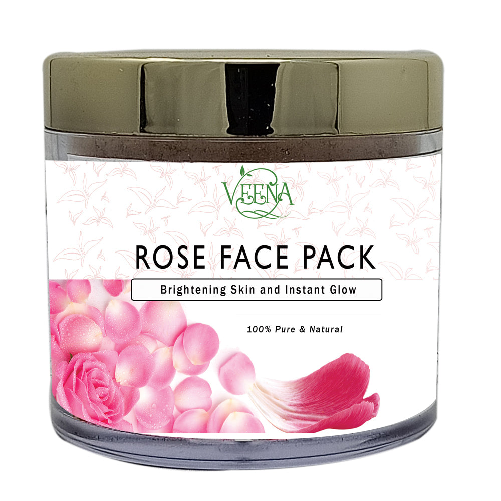 Veena Products Rose Face Pack Powder - 40g ( pack of 2 )