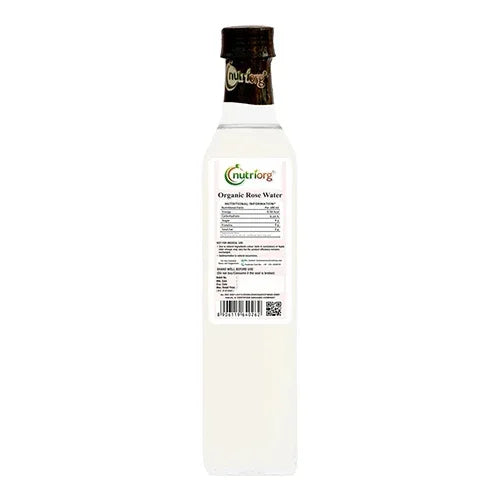 Nutriorg Certified Organic Rose Water - 250 ml - Orgoshops