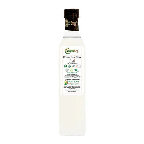 Nutriorg Certified Organic Rose Water - 250 ml - Orgoshops