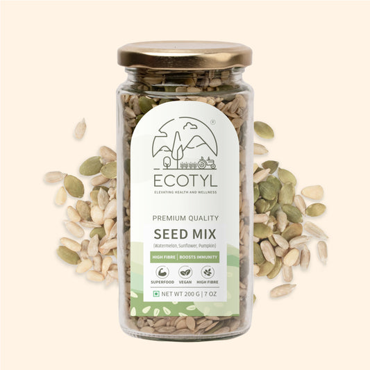 Ecotyl Seed Mix | Sunflower, Pumpkin, and Watermelon Seeds | Unroasted  - 200g