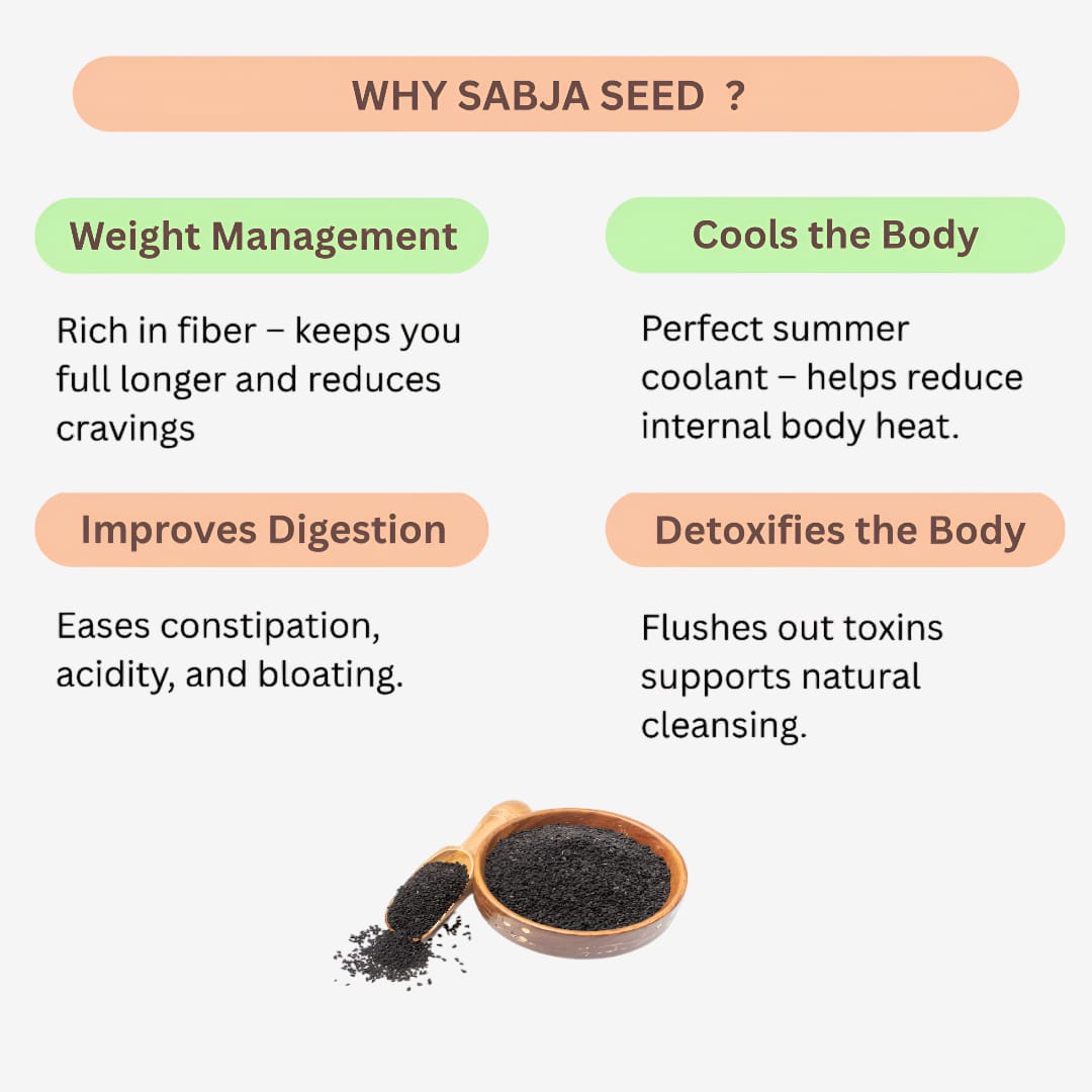 Sabja Seed benefits