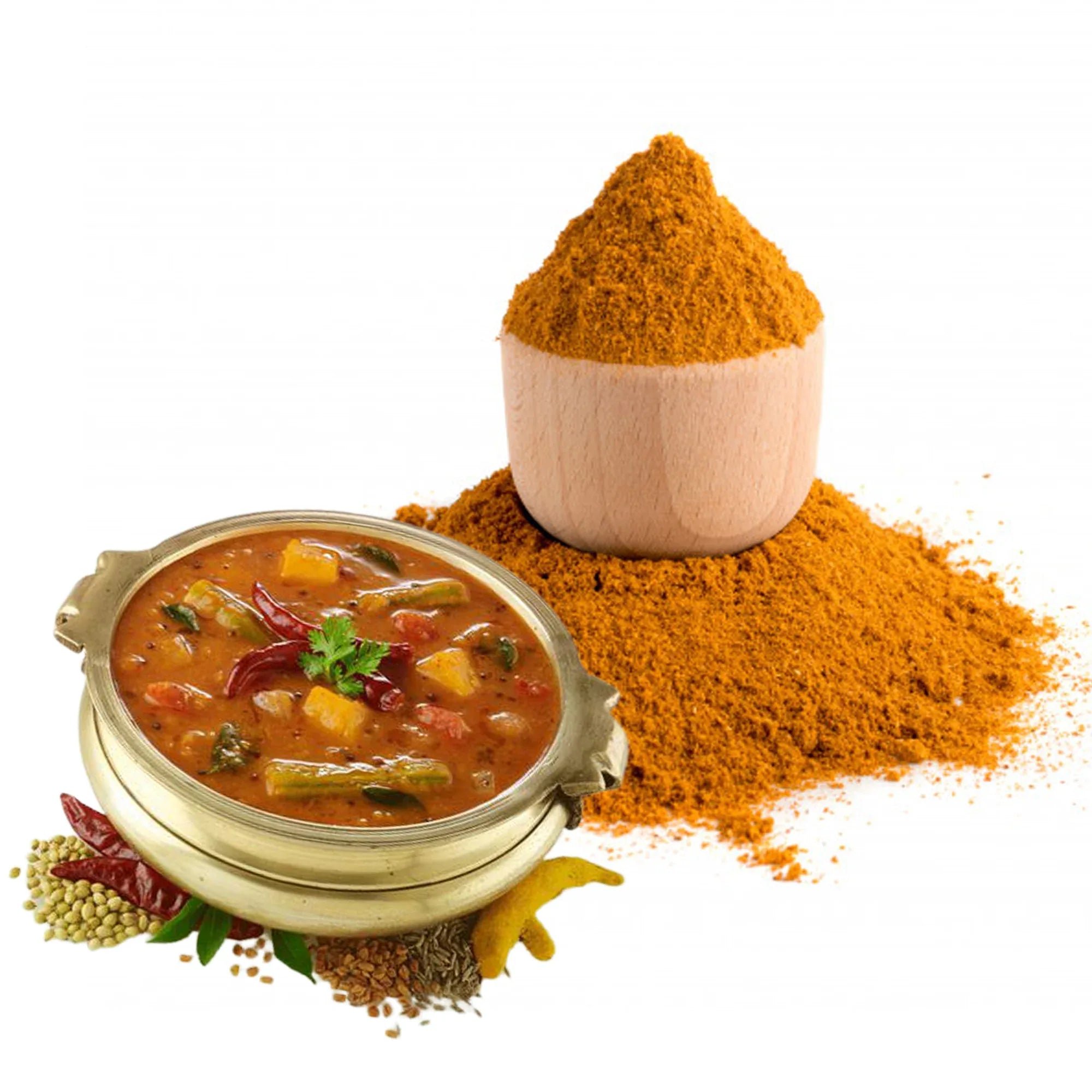 Araikkal Sambar Powder / Sambar Podi - 100 g ( Pack of 2 ) - Orgoshops