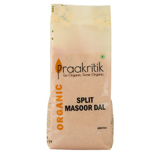 Praakritik Organics Split Masoor Dal-1Kg