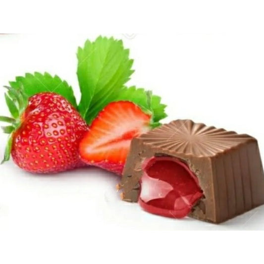 Amrutha Exports Fruit Filling Chocolate Strawberry - 400g