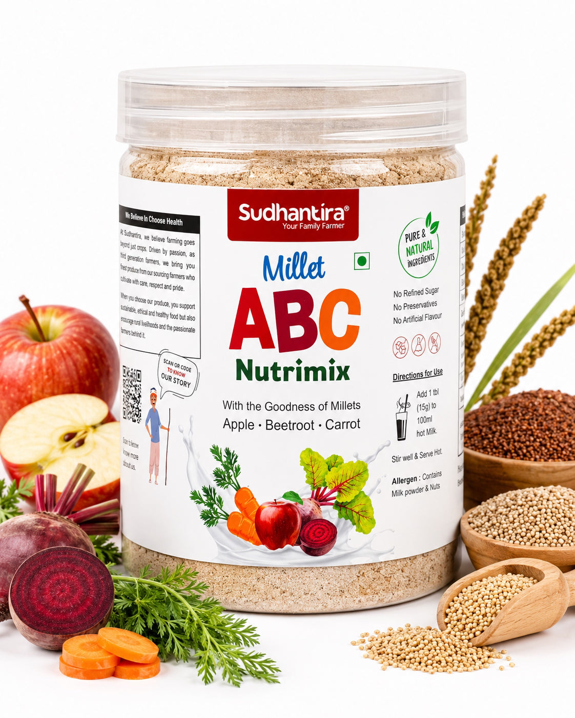 Sudhantira Millet ABC Health Mix  - 200g