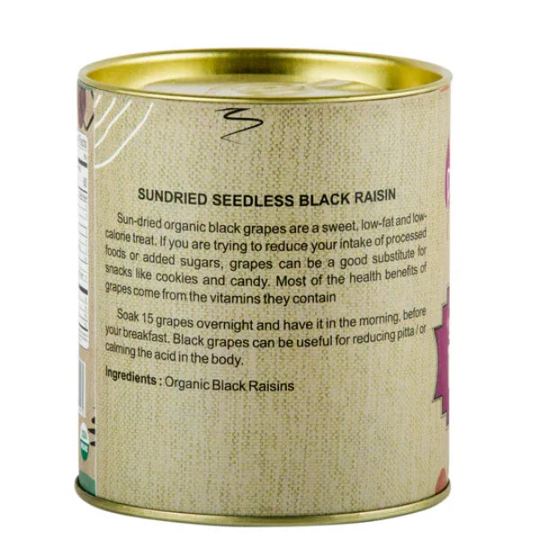 Praakritik Organic Black Raisins-200g - Orgoshops