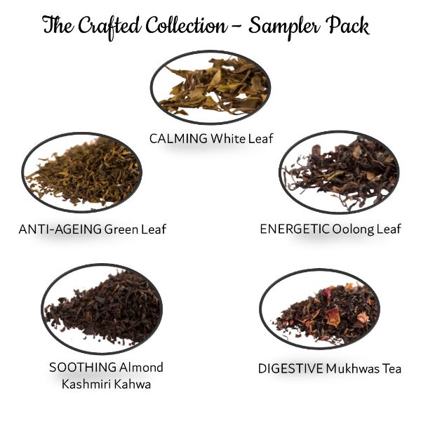 The Crafted Collection | Cold & Hot Brew | 5 Flavour Pack | (12 gm) Makes 10 Cups