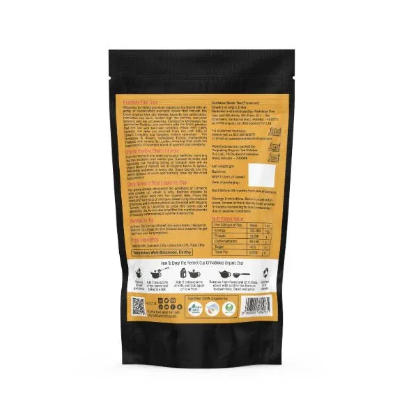 Detox Turmeric Tulsi Liqourice Chai | Assam CTC Chai | (50 gm) Makes 20 Cups - Orgoshops