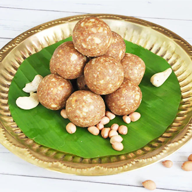 Muppatan Traditional recipe / Kadalai Urundai / Nilakadalai Urundai - Orgoshops