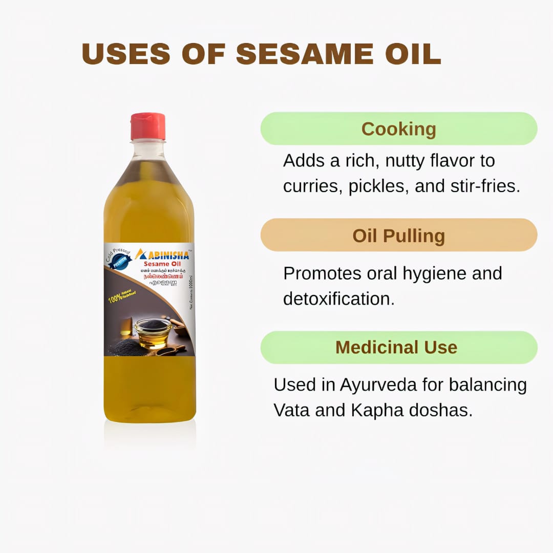 Uses of Sesame oil