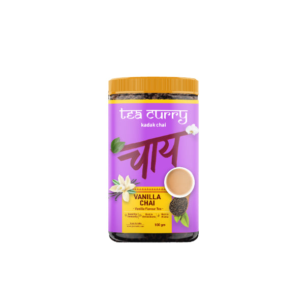 Teacurry Vanilla Chai / Vanilla Chai For Calmness And To Curb Sugar Intake-100g