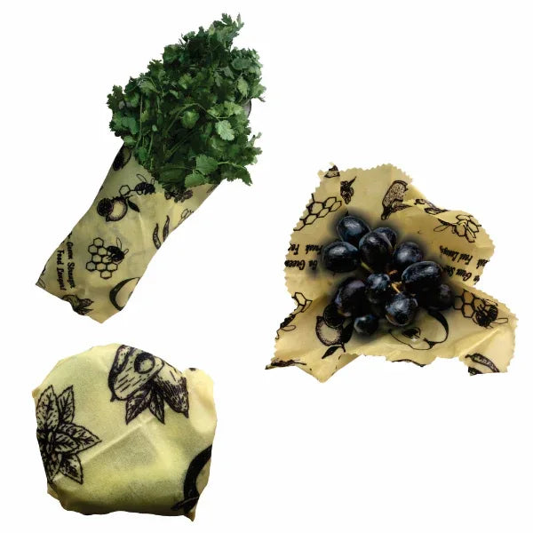 Veggies Beeswax Food Wraps-Small Set- (2pc) - Orgoshops
