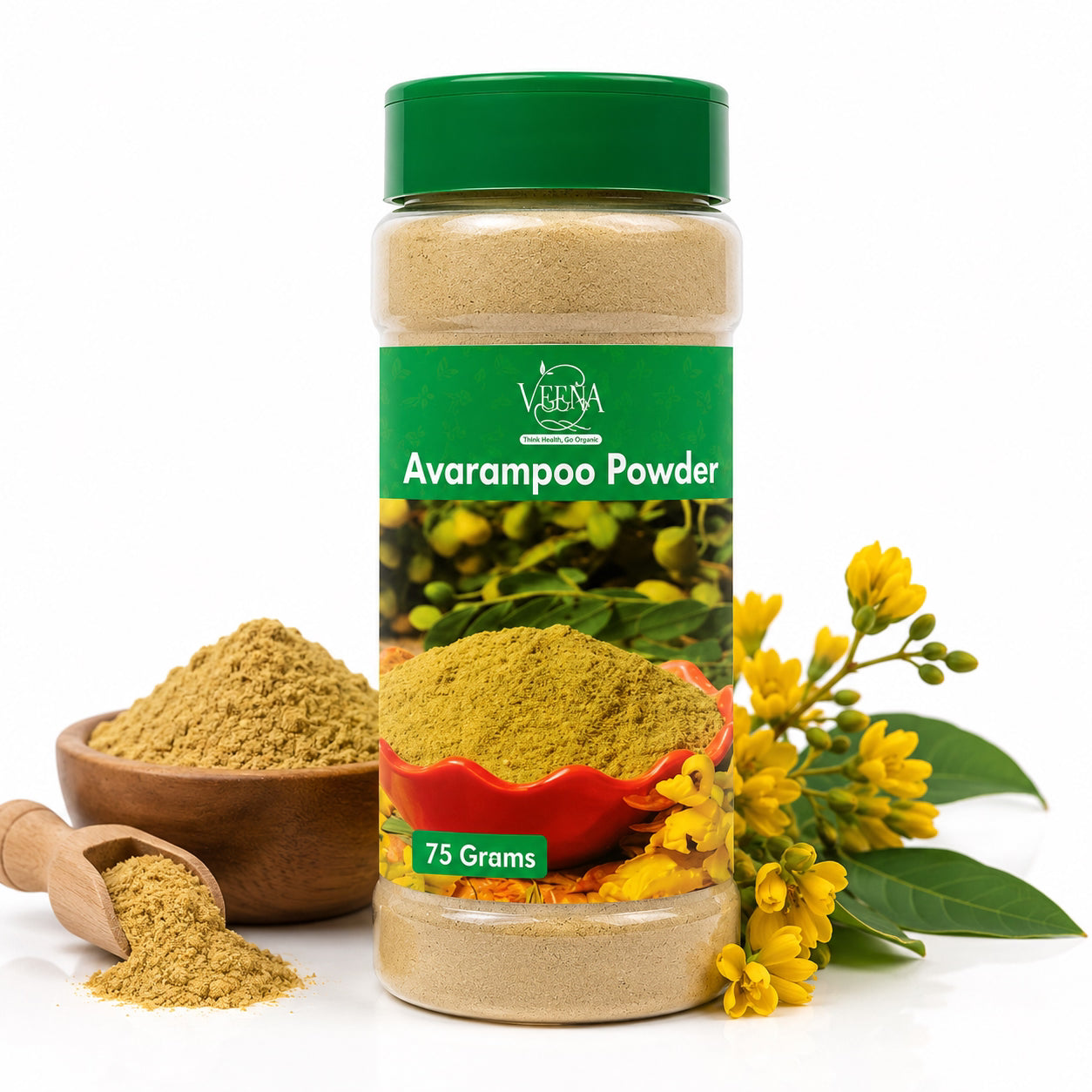 Veena   Avarampoo Powder - 75g ( Pack of 2 )