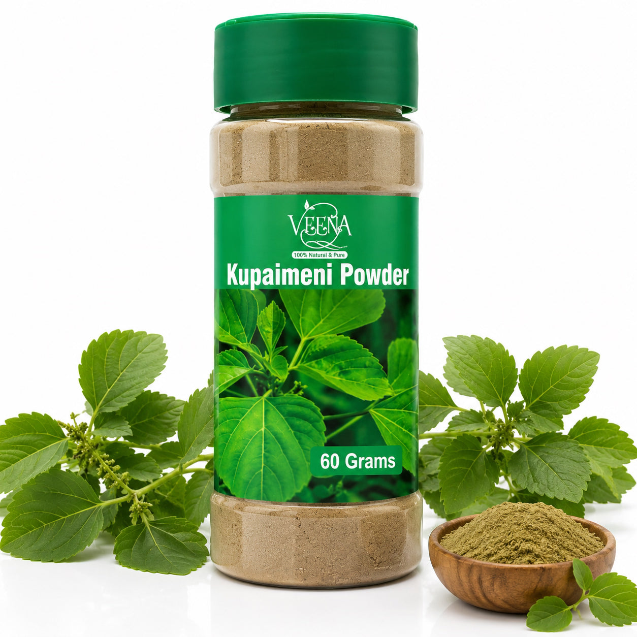 Veena  Kupaimeni Powder - 60g ( Pack of 3 )