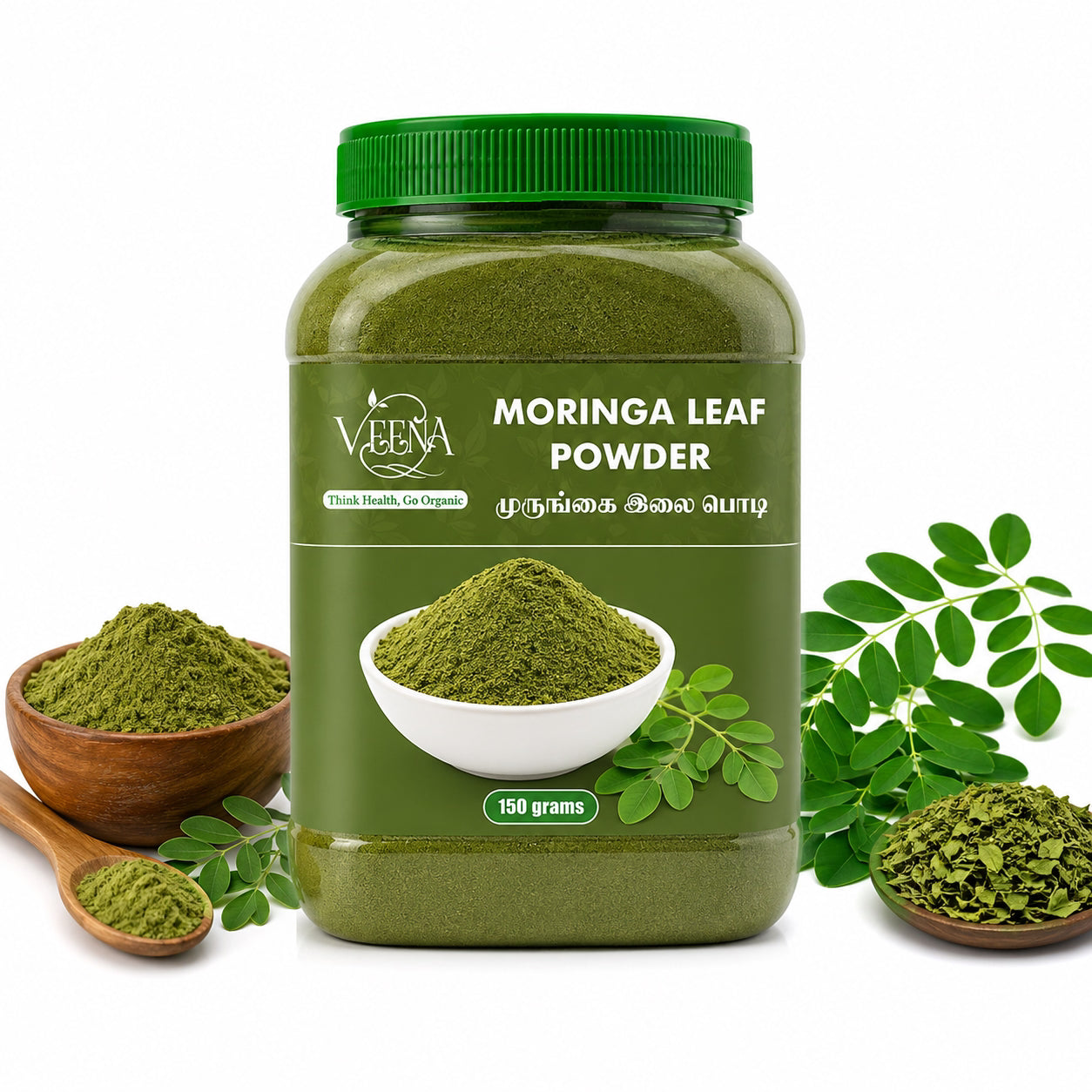 Veena : Products Moringa Leaf Powder - 150g