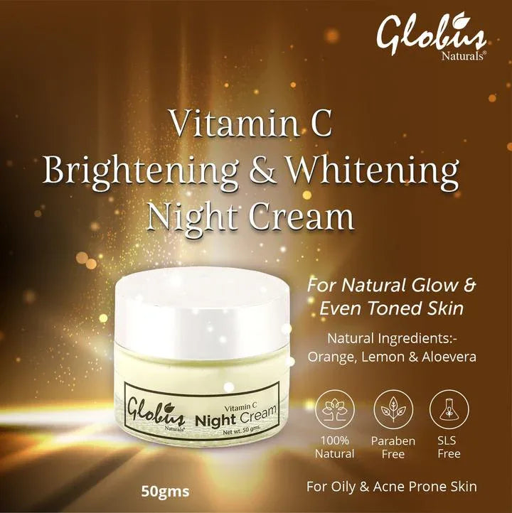 Vitamin C Brightening & Whitening Night Cream 50gms - Orgoshops