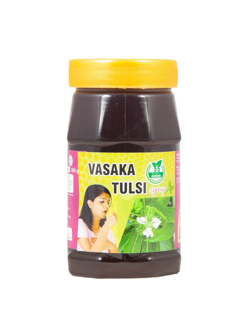 33 Herbals Adathoda Thulasi syrup - 500gms