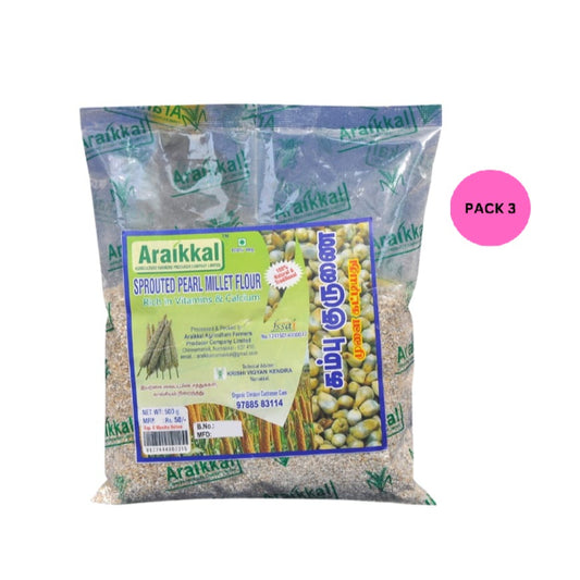 Araikkal : Kambu Kurunai -500 gm ( Pack of 3 )