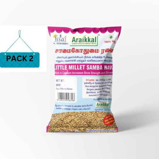 Araikkal : Samai Gothumai Ravai-500g ( Pack of 2)