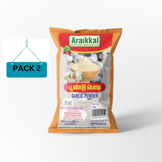 Araikkal : Garlic Sadapodi / Poondu Saatha Podi - 100g ( Pack of 2 )