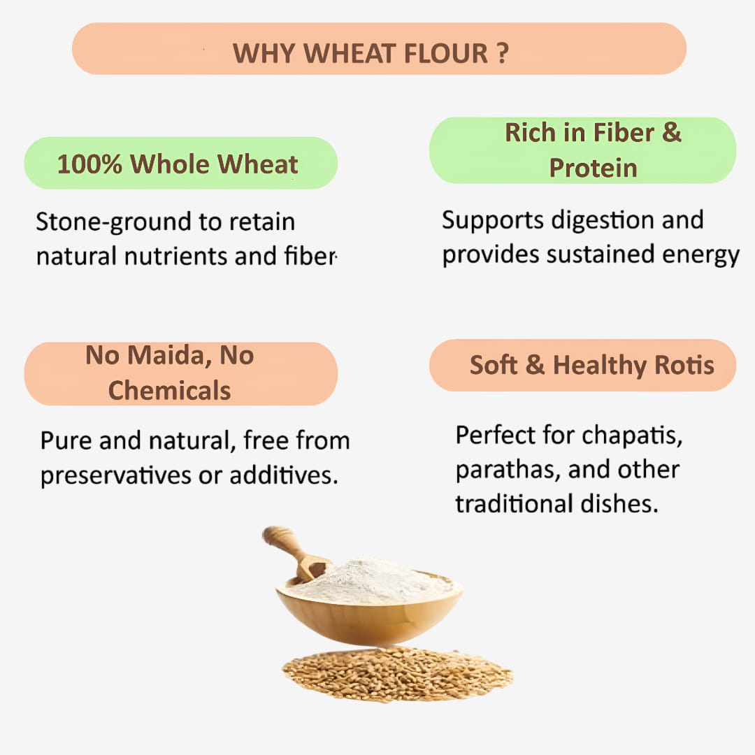 Shree Home Food Wheat Flour / Kothumai Maavu - 1 kg