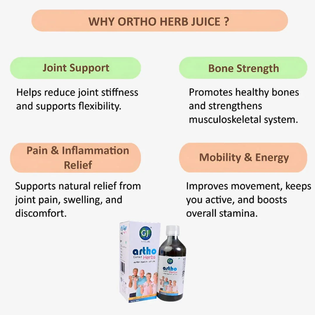 Gj Global Ortho Herb Juice - 500 ml - Orgoshops