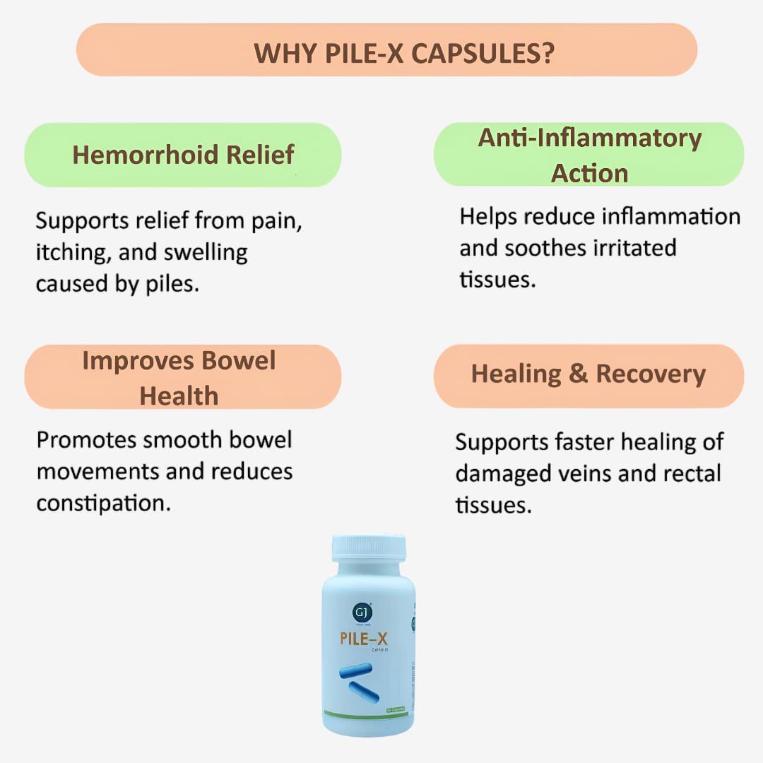 Gj Global Pile - X Capsules - 50 Capsules  (500 mg)