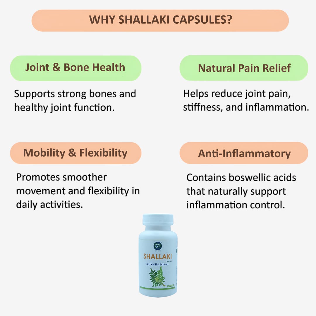 Gj Global Shallaki Capsules - 50 Capsules  (500 mg)