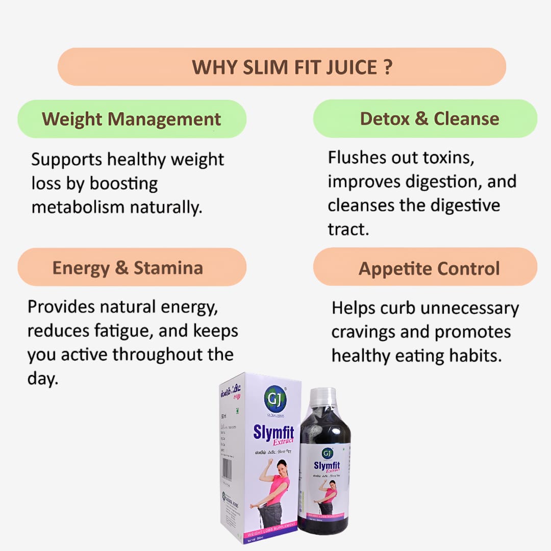 Gj Global Slim Fit Juice - 500 ml
