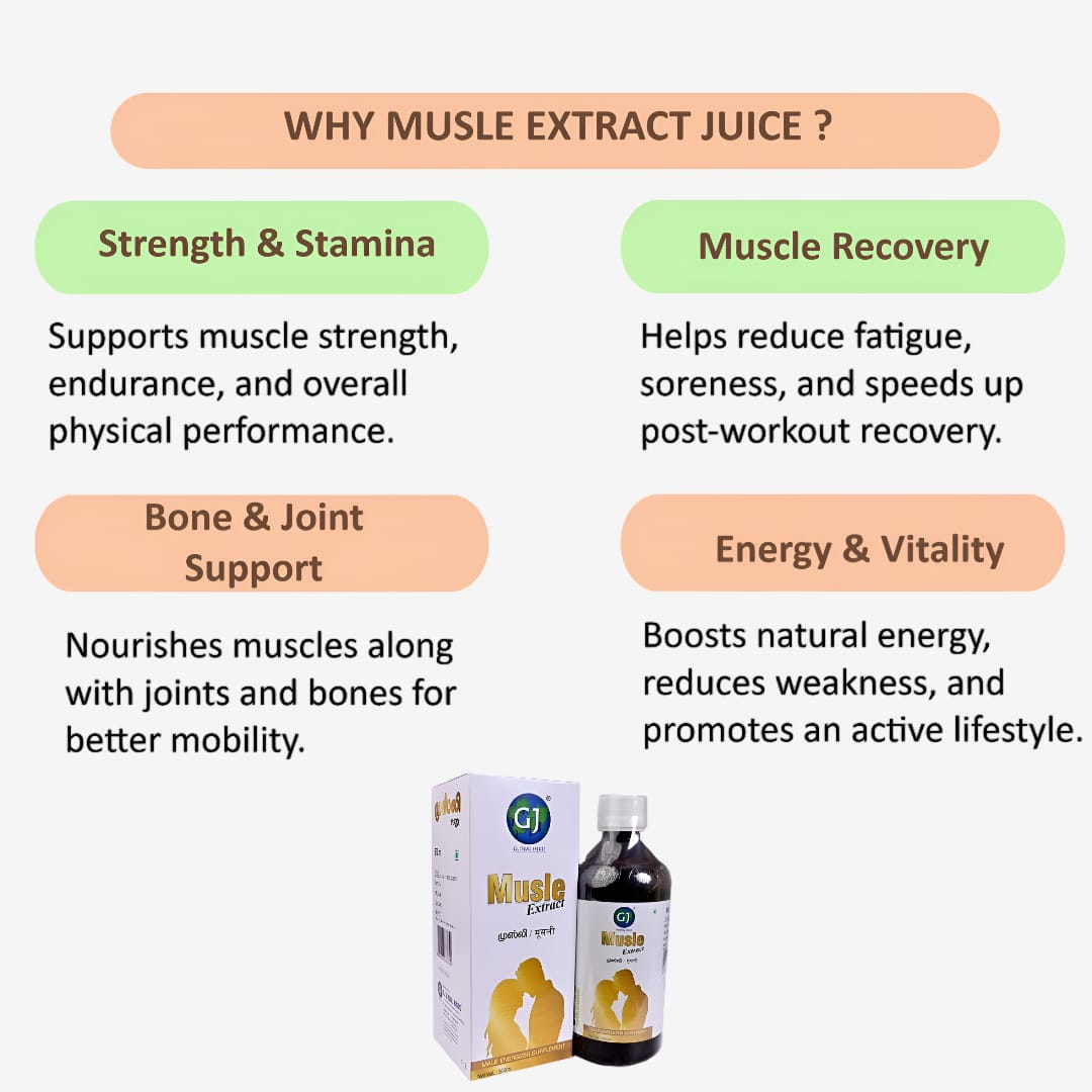 Gj Global Musle Extract Juice - 500 ml