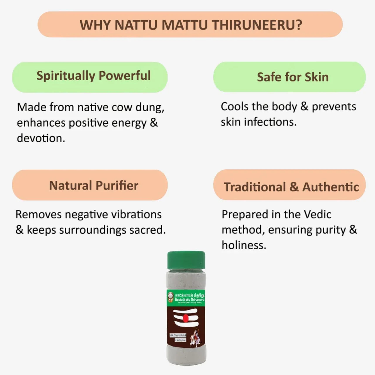 Veena Nattu Mattu Thiruneeru - 100g ( Pack of 2 ) - Orgoshops