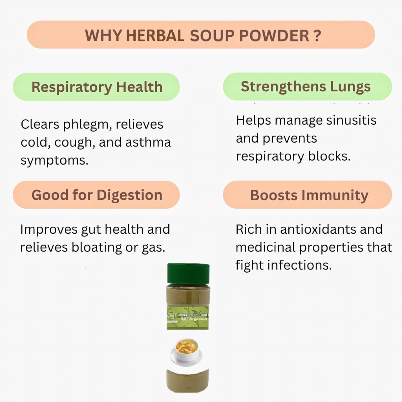 Veena   Herbal Soup Powder - 100g ( Pack of 2 )