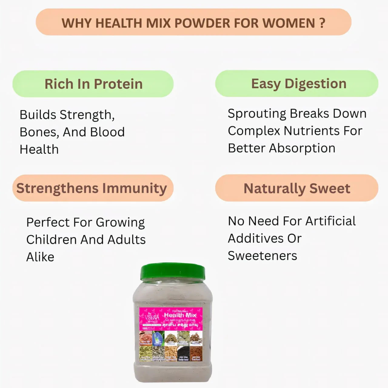Veena Health Mix For Women - 400 g - Orgoshops