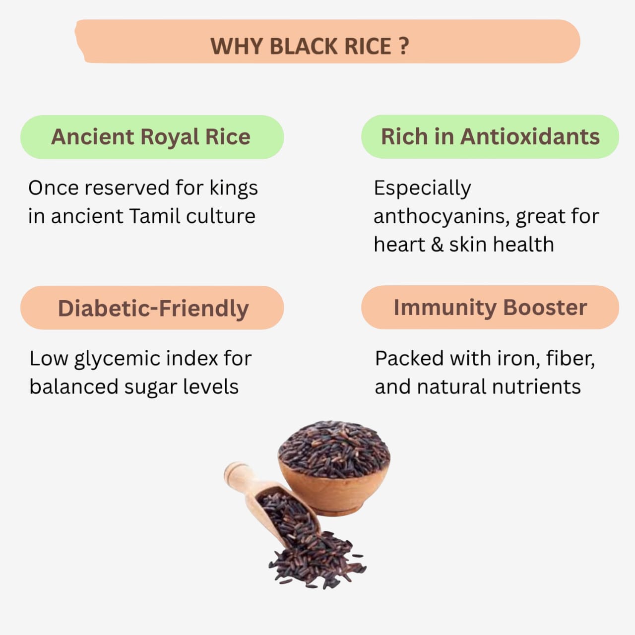 Veena  Black Rice - 500g ( Pack of 2 )