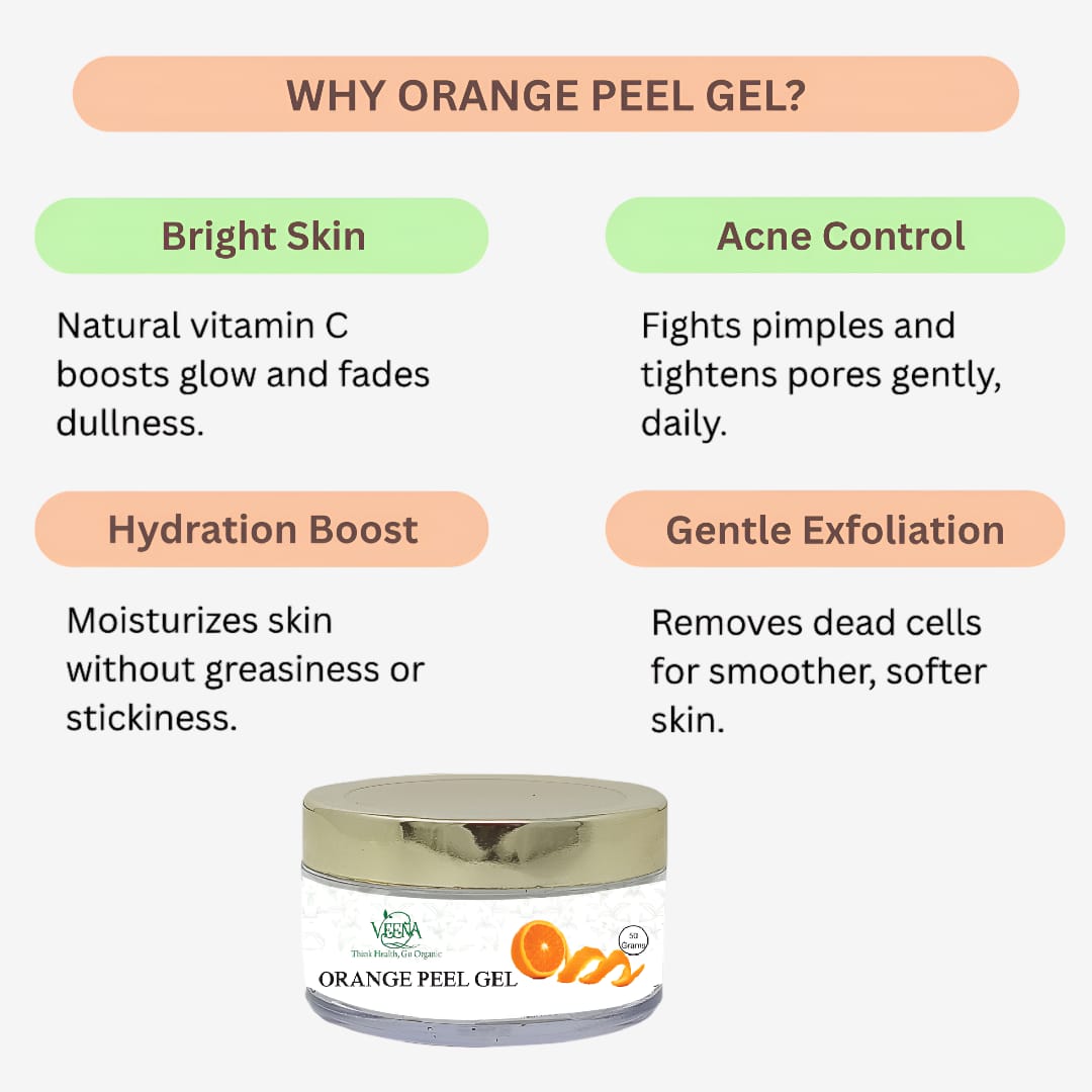 Veena Orange Peel Gel - 100g ( Pack of 2 )