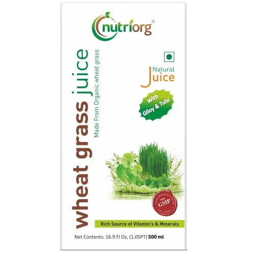 Nutriorg Wheatgrass Juice - 500ml - Orgoshops