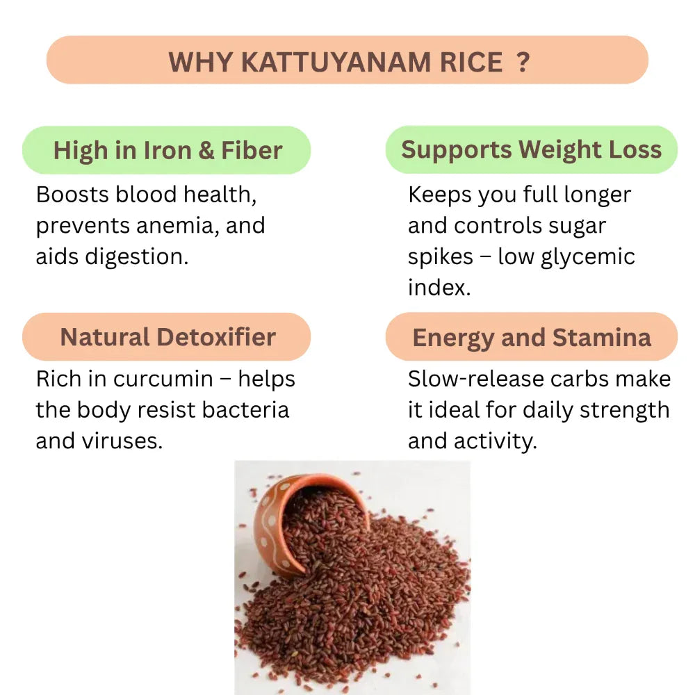 Thaiman Organic Kattuyanam Rice / Red Rice - 2 kg - Orgoshops