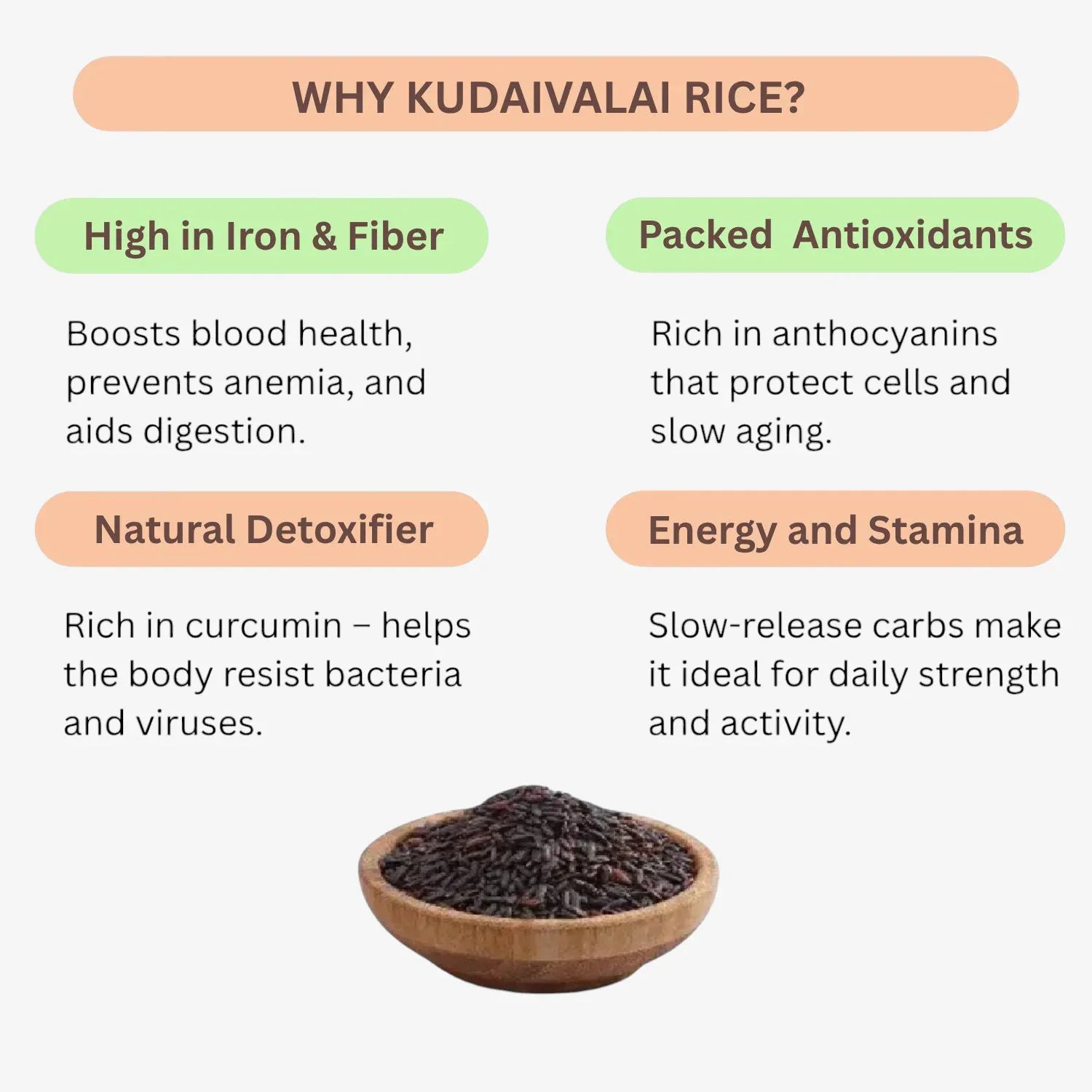 Thaiman Organic Kudaivalai Rice - 2 kg - Orgoshops