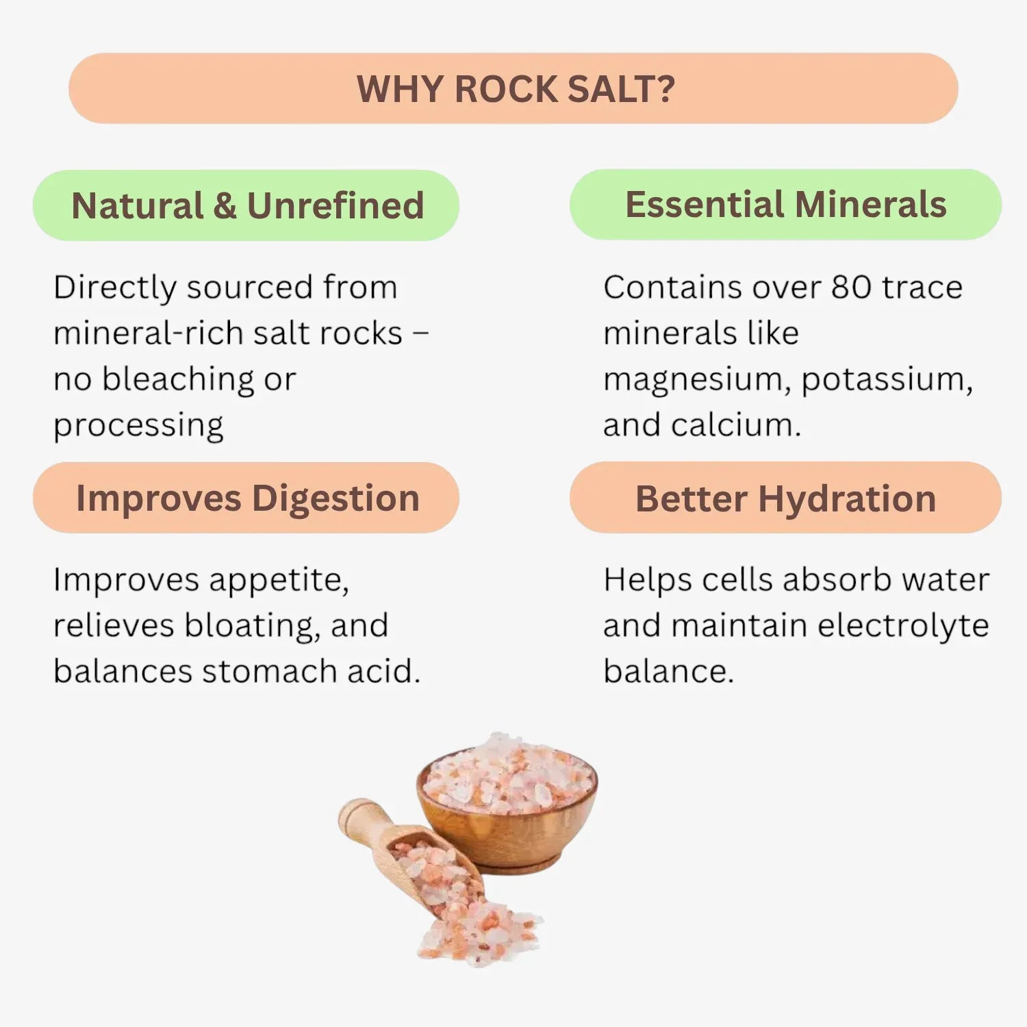 Thaiman Organic Paarai Uppu Rock Salt - 2 kg - Orgoshops