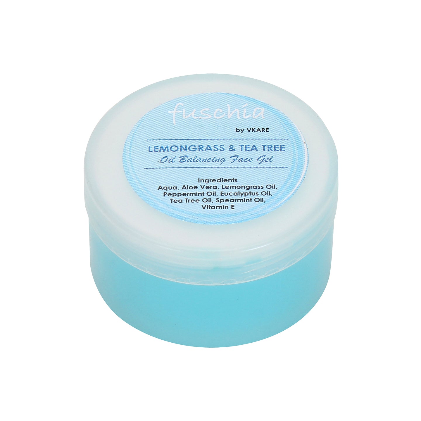 Fuschia Oil Balancing Face Gel - Lemongrass & Tea Tree - 50g