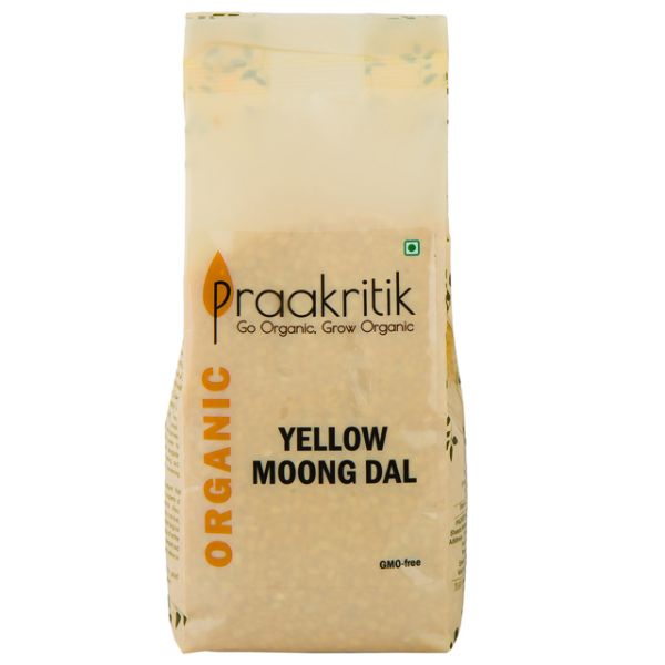 Praakritik Organic Yellow Moong Dal-1kg