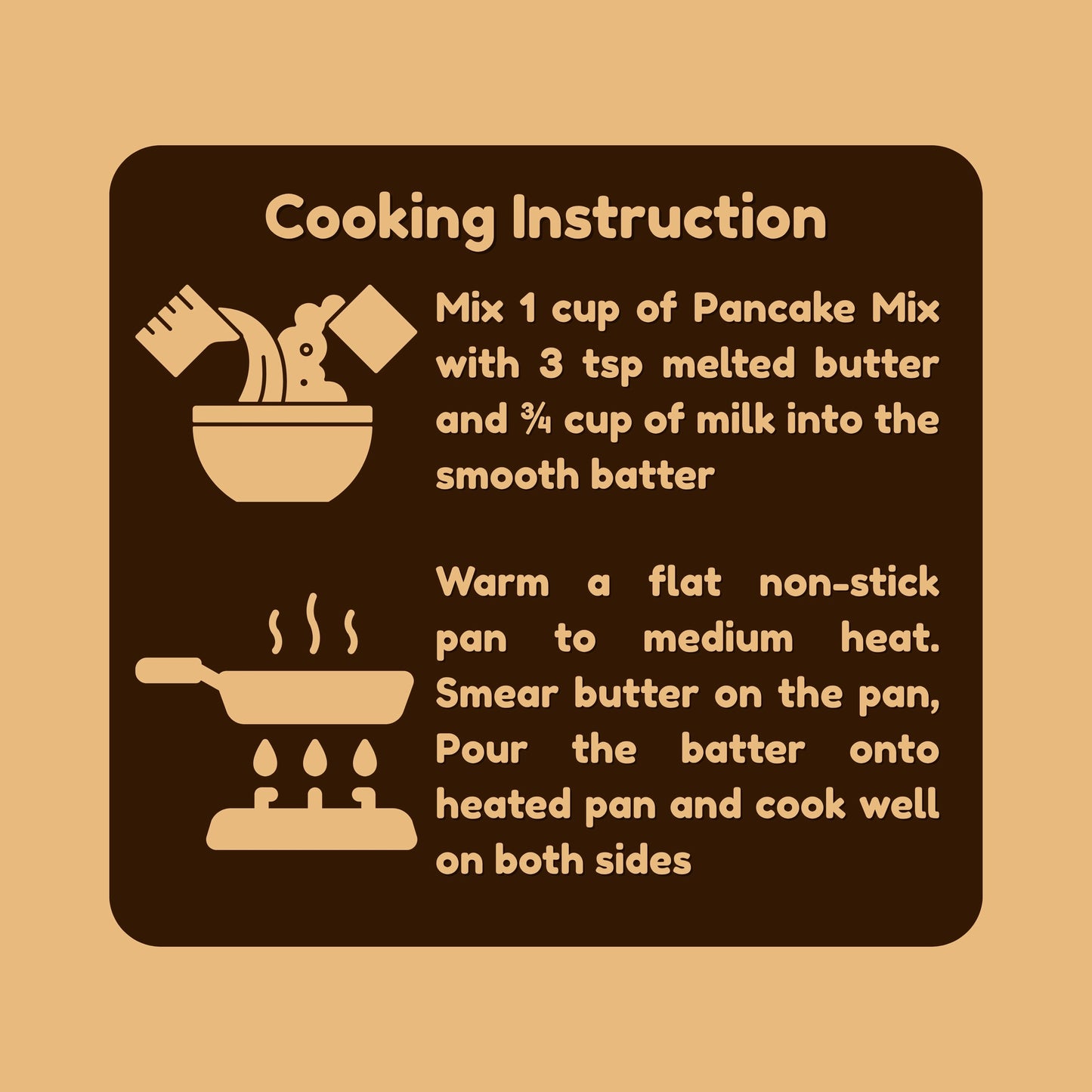 Millet 'n' Minutes Millet Chocolate Pancake Mix - 350 g