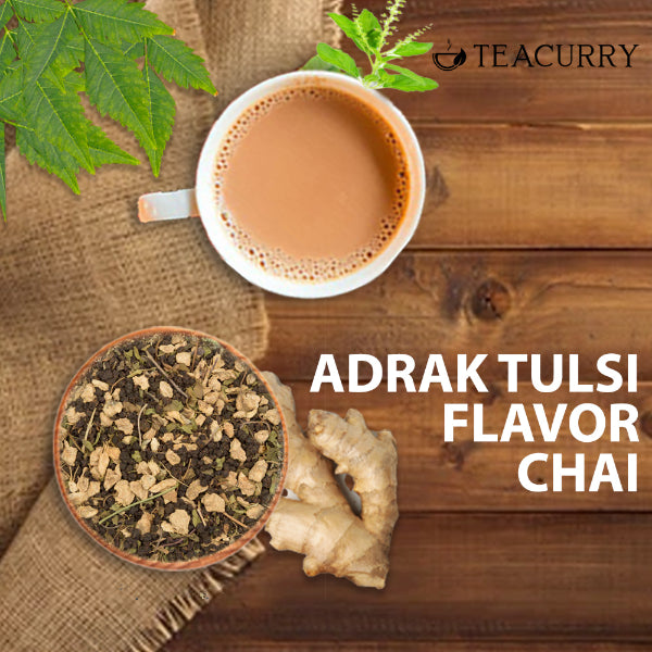 Adrak Tulsi Chai / Premium Adrak Chai With Tulsi For Immunity(100 Grams)