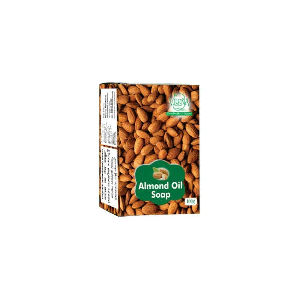 Veena Almond Soap - 100g ( Pack of 2 ) - Orgoshops