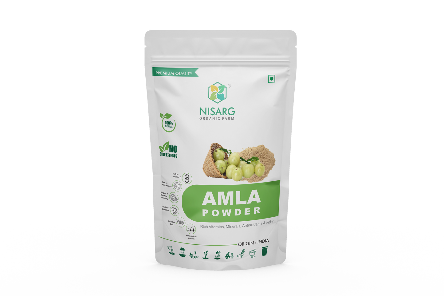 Nisarg Organic Farm Amla Powder