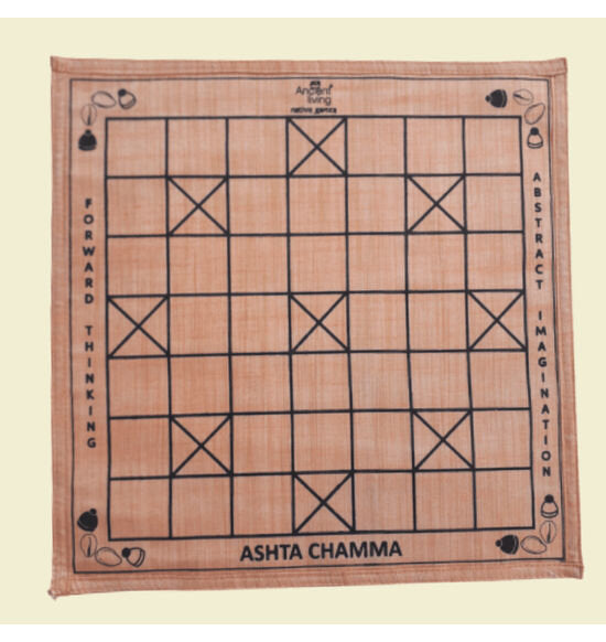 Ancient living Ashta Chamma / Katta Mane / Ludo game