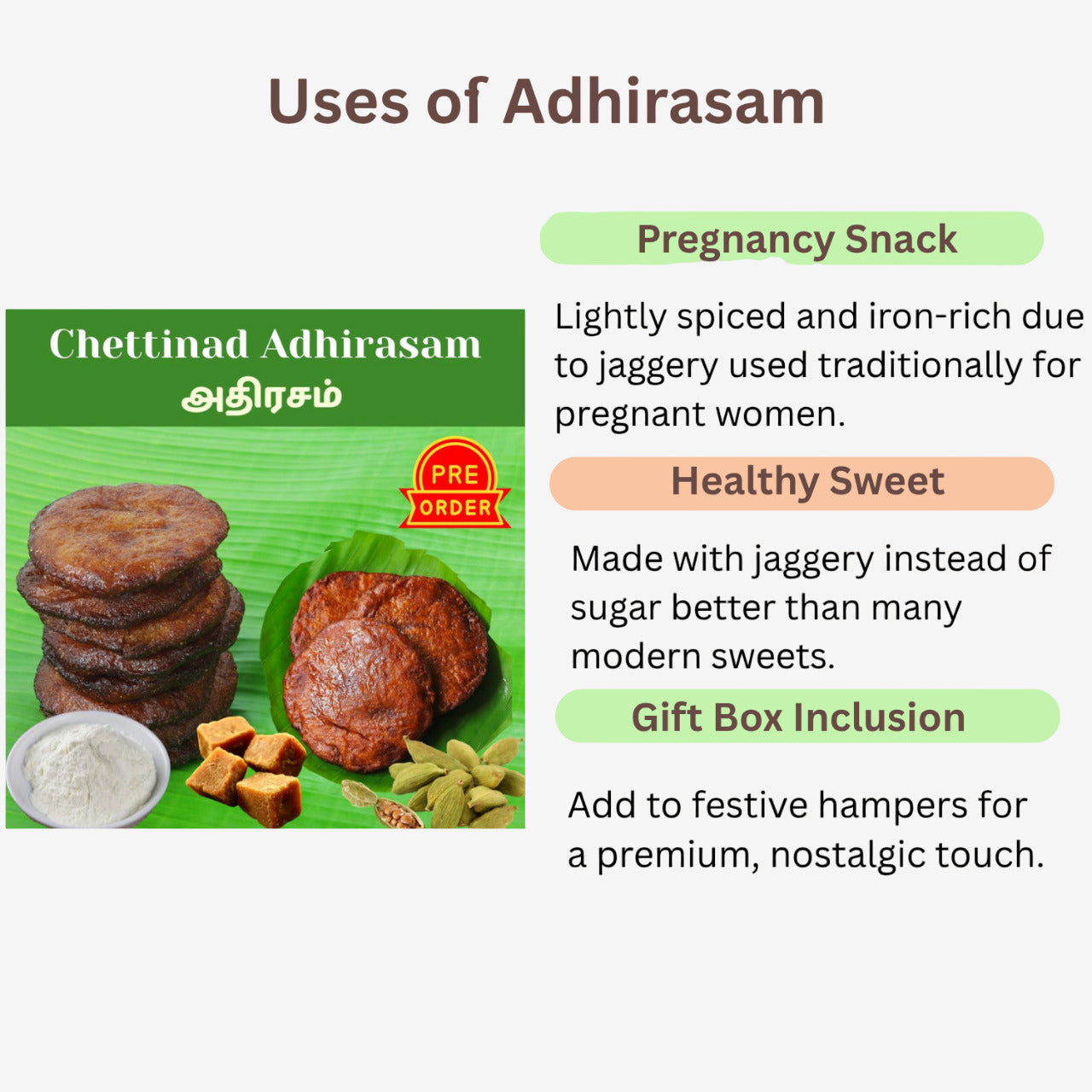 Muppatan Traditional Sweet Adhirasam