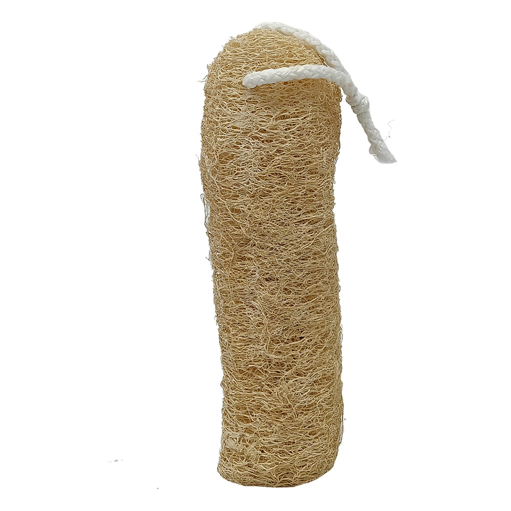 Veena Products Large Natural Bath Scrubber Whole Loofah Piece - 1 ( Pack of 4 )